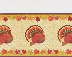 thanksgiving holiday plastic table cover, 54 in. x 102 in.