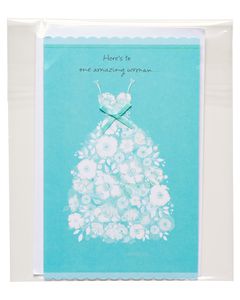 amazing woman bridal shower card