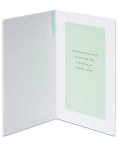 religious christening day card