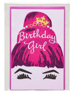 birthday girl birthday card for her