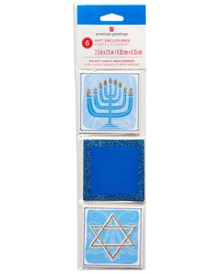 assorted hanukkah gift tags 6 ct