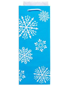 snowflake winter beverage combo gift bag