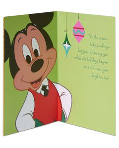 mickey mouse holiday card
