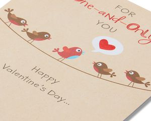 birds valentine's day card
