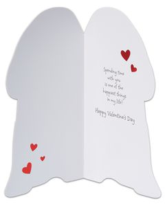 puppy valentine's day card