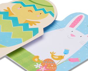 chick and bunny easter cards, 6-count