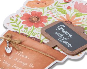 grown with love mother's day card