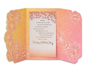 mean so much mother's day card
