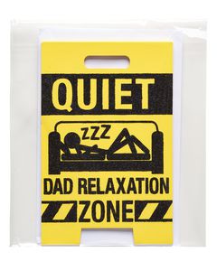 relaxation zone father's day card