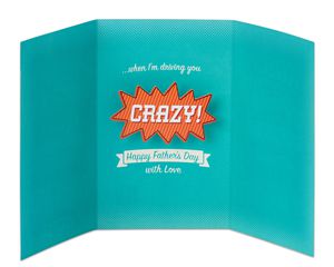 driving you crazy father's day card