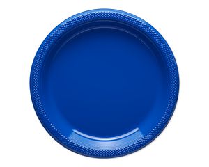 royal blue dessert plates 20 ct