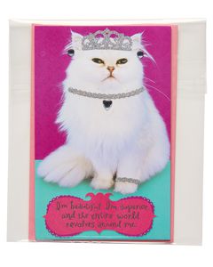 inner cat birthday card