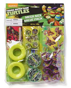 teenage mutant ninja turtles party favor value pack 20 ct