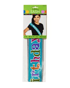 dots & stripes birthday sash