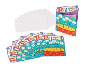 dots & stripes invites 8 ct