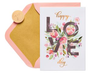 Floral Valentine's Day Greeting Card | Papyrus