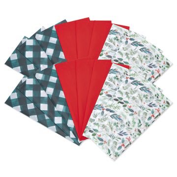 Christmas Trees And Candy Canes Holiday Wrapping Paper Set, 2 Rolls, 2  Ribbons, 5 Tags, 12 Labels - Papyrus