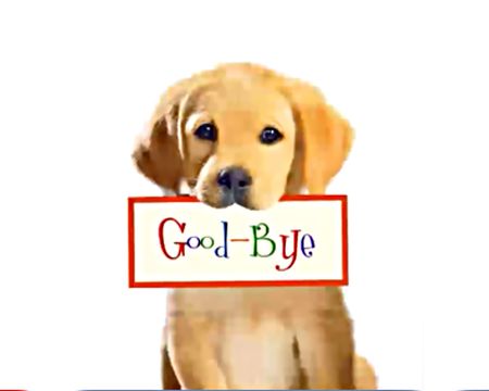 Lovely 20 Farewell Dog Card