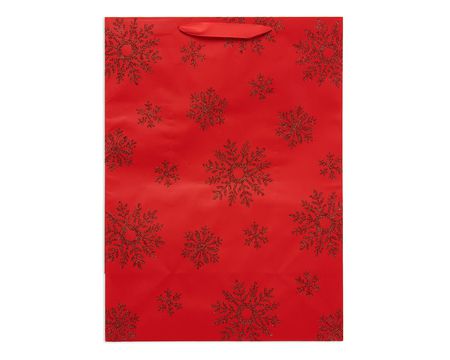 Large Red Graduation Gift Bag With Tissue Paper; 1 Gift Bag And 6 Sheets Of Tissue  Paper