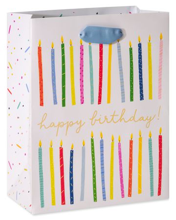 Papyrus Gift Wrapping Paper 4.5 Ft Roll Sparkling Happy Birthday Toss -  Digs N Gifts