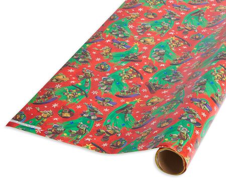 Christmas Wrapping Paper Gift Wrap Roll Paw Patrol Batman Toy Story TMNT Rudolph 