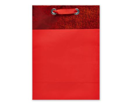 White Tissue Paper With Red Hearts, 6 Sheets