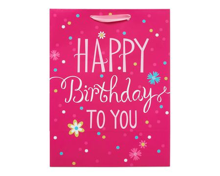 American Greetings Extra-Large Gift Bag with Tissue Paper, Birthday Balloons (1 Bag, 6-Sheets)