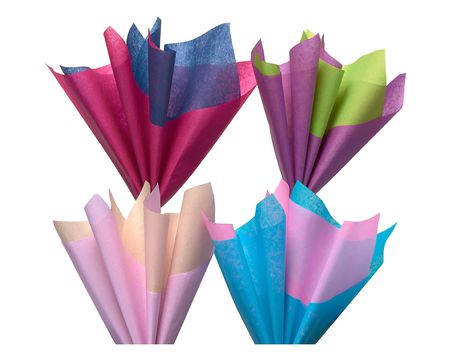 Cool Multicolor Happy Birthday Tissue Paper, 4 sheets - Tissue