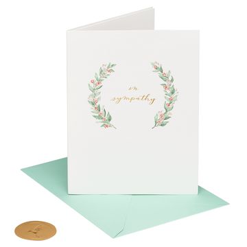 Details about   NEW Lot of Two Delicate Papyrus Sympathy Greeting Cards $16.50 Value 