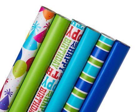 Lot of 14 Rolls AMERICAN GREETINGS Holiday Christmas Gift Wrapping Paper 