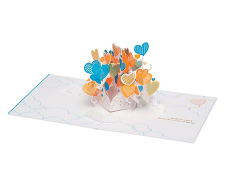 3d Pop-Up Congratulations Greeting Cards Gift Card Birthday/Wedding/Christmas 