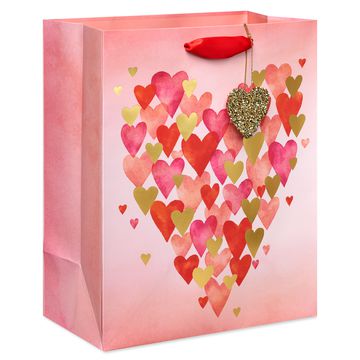 Hearts And Stripes Valentine's Day Tissue Paper, 9 Sheets - Papyrus