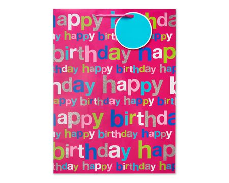 jumbo plastic birthday gift bags