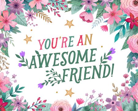 Thanks For Being My Best Friend! Free Friends eCards, Greetings