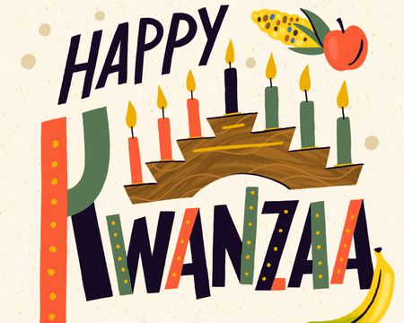 carta felice kwanzaa