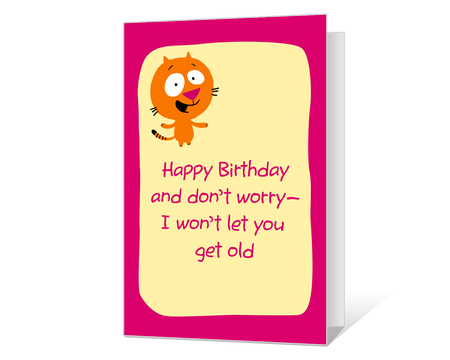 Blank Happy Birthday Cards