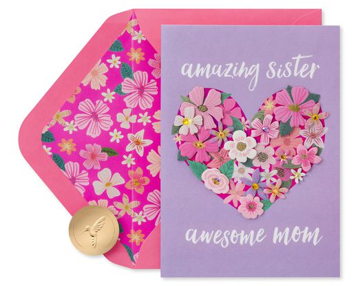 Wonderful Person Mother's Day Greeting Card for Sister Image 1