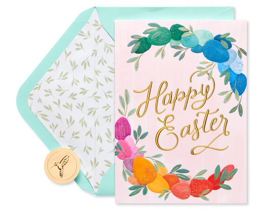 Wonderfully Joyous Springtime Easter Greeting Card Image 1