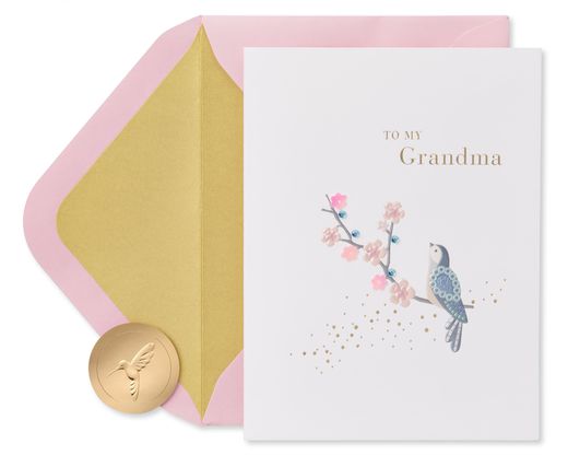 Thankful For You Mother's Day Greeting Card for Grandma Image 1