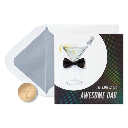 Awesome Dad Fathers Day Greeting Card for Dad Image 1