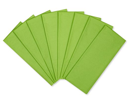 Lime Green Tissue Paper, 8-Sheets