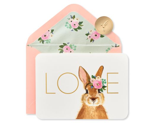 Somebunny Loves You Valentine's Day Greeting Card Image 1