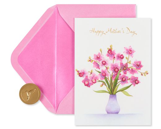 Orchids Mother's Day Card