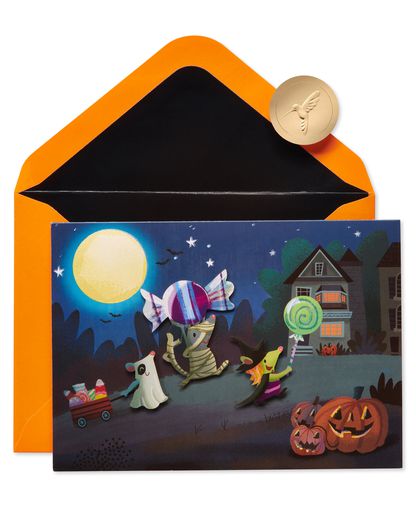 Sweet Wishes Halloween Greeting Card