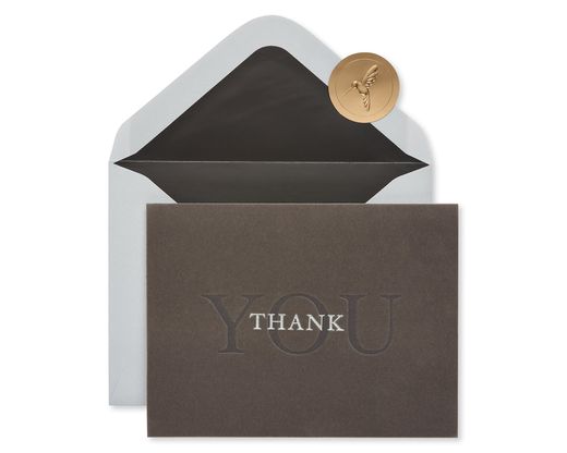 Thank You Thank You Greeting Card