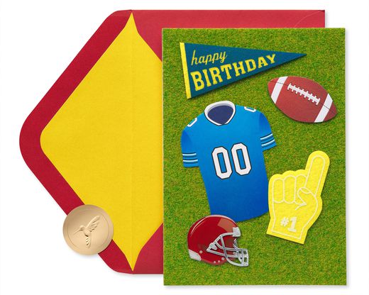 The Superbowl of All Birthdays Birthday Greeting Card