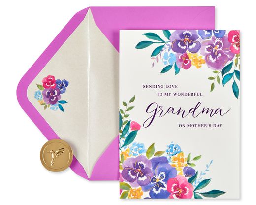 Sending Love Mother's Day Card for Grandma