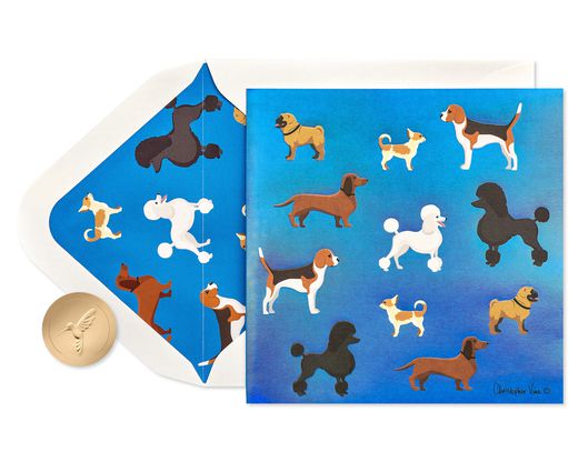 Dogs Blank Greeting Card