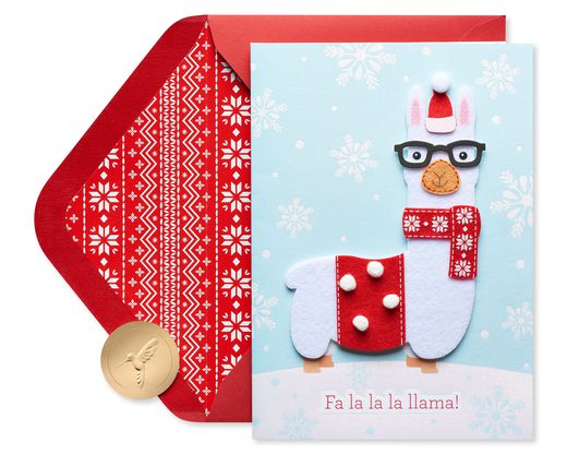 Wild and Wooly Holiday Greeting Card