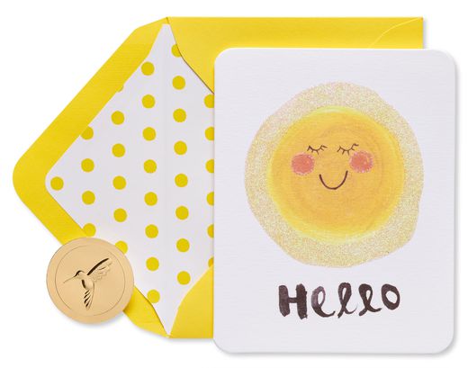 Hello Sunshine Boxed Cards and Envelopes 20-Count